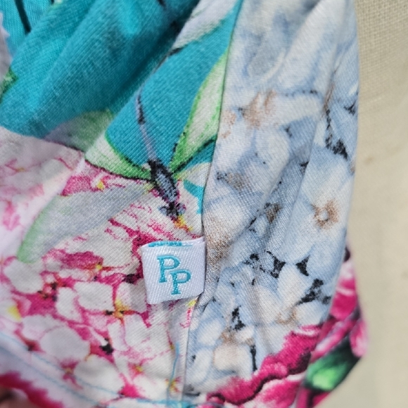 POSH PEANUT Floral Baby Romper with Ruffle Hem. Gently Worn . 0-3 Months - Picture 5 of 7